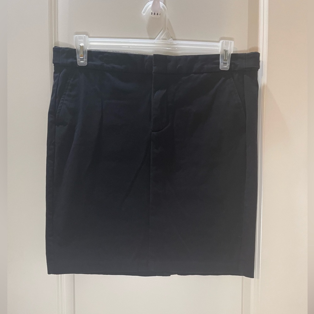 GAP Navy Blue Skirt With Pockets & Adjustable Waistband Size 12